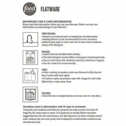 Food Network™ Flatware*Food Network 4-Pc. Flat Iron Dinner Spoon Set
